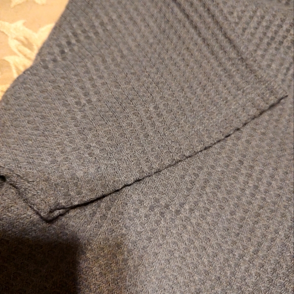 ◾🎱◾NWOT Men's Steel Smoke Charcoal Grey Waffle Knit Tee Shirt T-Shirt - 2XL - Picture 6 of 15